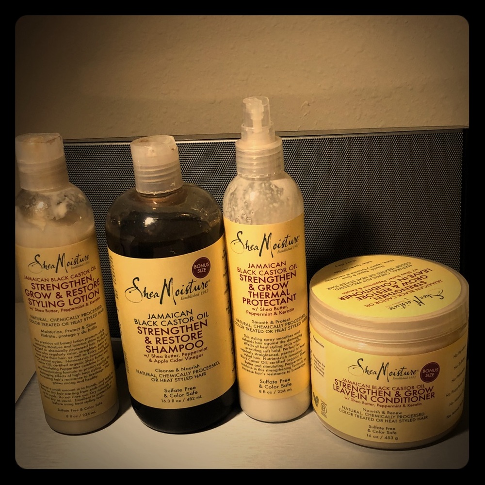 Shea Moisture Black Jamaican Castor Oil set